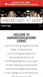 Mobile Screenshot of hairdressersatwork.com.au